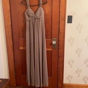 Maxi dress, greyish brown color, great condition